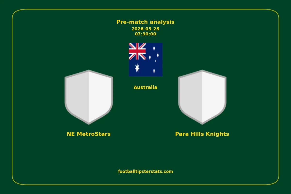 Pre-match analysis: NE MetroStars vs Para Hills Knights on 2026-03-28